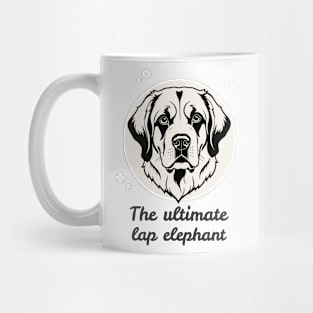 Saint Bernard Dog Face Mug